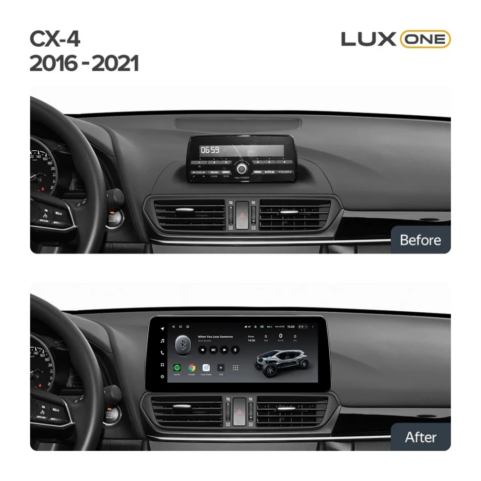 Переходная рамка Mazda CX-4 (2016-2021) Тип-A (12,3")