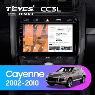 Штатная магнитола Teyes CC3L 4/64 Porsche Cayenne I 1 9PA (2002-2010)