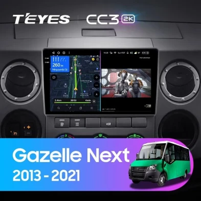 Штатная магнитола Teyes CC3 2K 360 6/128 для GAZ Gazelle Next (2013-2021) F3