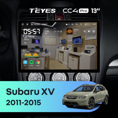 Штатная магнитола Teyes CC4 Pro 8/128 Subaru XV (2011-2015) Тип-A (13")