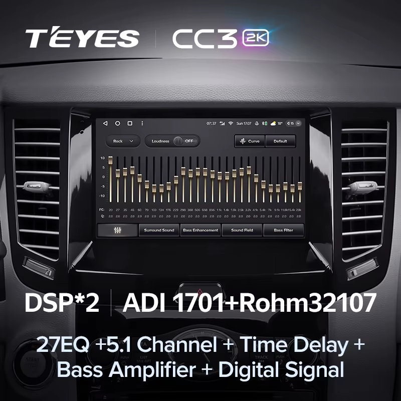 Штатная магнитола Teyes CC3 2K 6/128 Infiniti FX35 2 (2009-2013) Тип-B