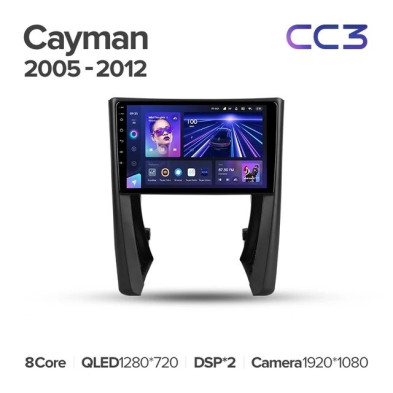 Штатная магнитола Teyes CC3L 4/64 Porsche Cayman 987 (2005-2012)