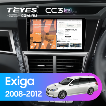 Штатная магнитола Teyes CC3 2K 4/32 Subaru Exiga (2008-2012)