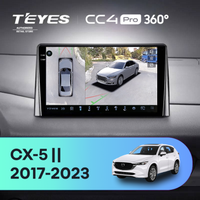 Штатная магнитола Teyes CC4 Pro 360 12/256 Mazda CX-5 2 KF (2017-2023) F2