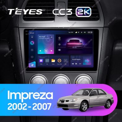 Штатная магнитола Teyes CC3 2K 360 6/128 Subaru Impreza GD GG (2002-2007)