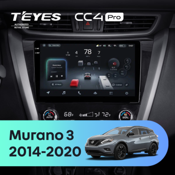 Штатная магнитола Teyes CC4 Pro 12/256 Nissan Murano 3 Z52 (2014-2020)