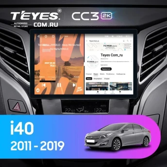Штатная магнитола Teyes CC3 2K 4/32 Hyundai i40 (2011-2019) (11")