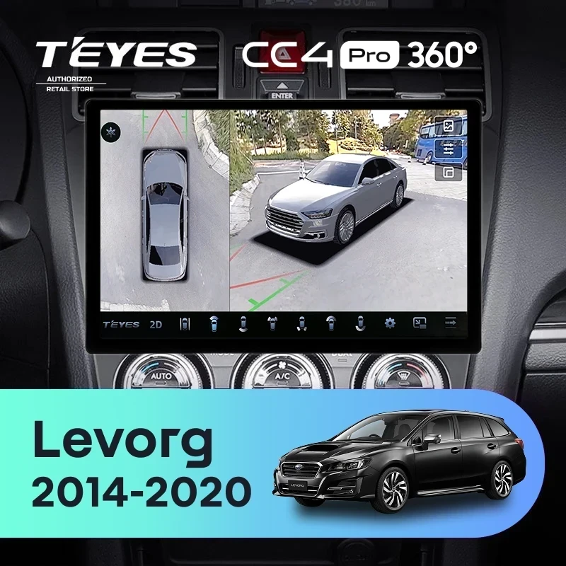 Штатная магнитола Teyes CC4 Pro 360 8/128 Subaru Levorg VM (2014-2020) F1 (11")