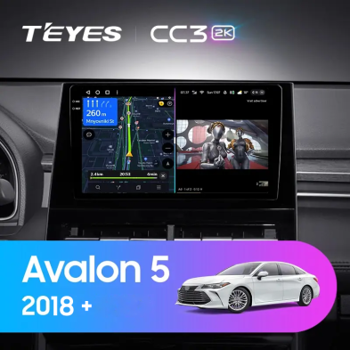 Штатная магнитола Teyes CC3L WiFi 2/32 Toyota Avalon 5 XX50 (2018-) F1