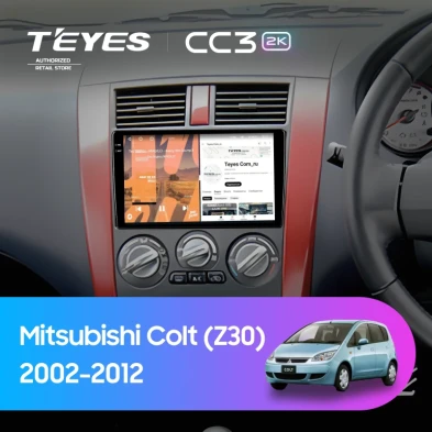 Штатная магнитола Teyes CC3 2K 4/64 Mitsubishi Colt (Z30) (2002-2012) Правый руль