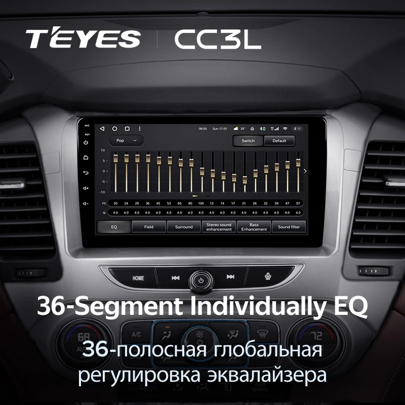 Штатная магнитола Teyes CC3L 4/32 Chevrolet Suburban GMT K2YC (2014-2020)