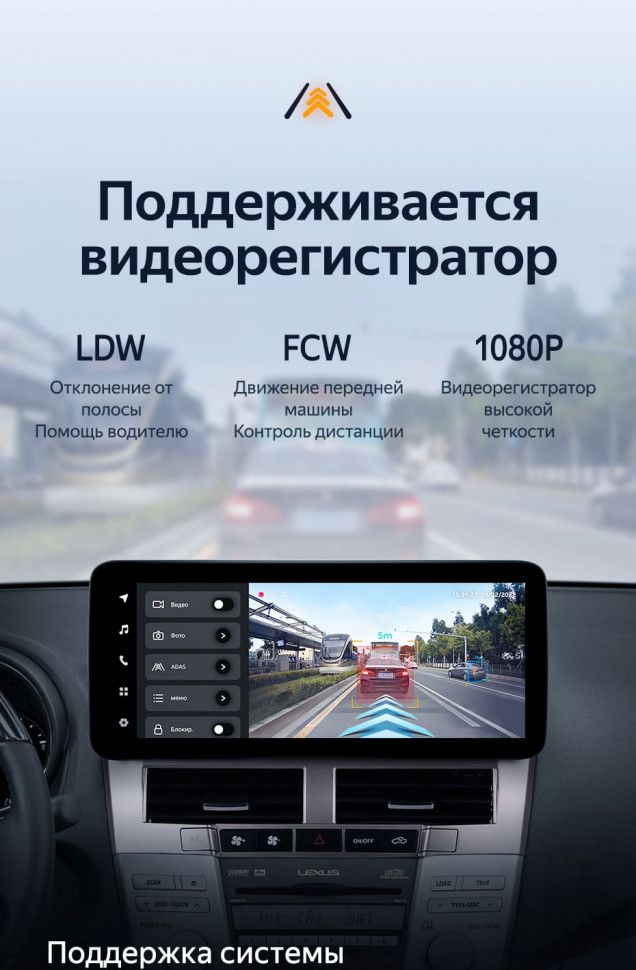 Штатная магнитола Teyes LUX ONE 6/128 Toyota Harrier XU30 (2003-2013) Тип-A