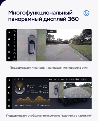 Штатная магнитола Teyes LUX ONE 360 6/128 Hyundai Tucson (2018-2021)