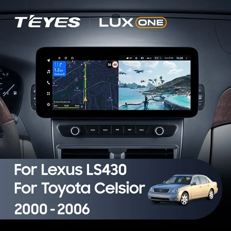 Штатная магнитола Teyes LUX ONE 4/64 Toyota Celsior XF30 3 (2000-2006)