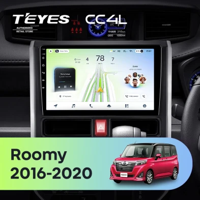 Штатная магнитола Teyes CC4L 6/64 Toyota Roomy (2016-2020) Правый руль