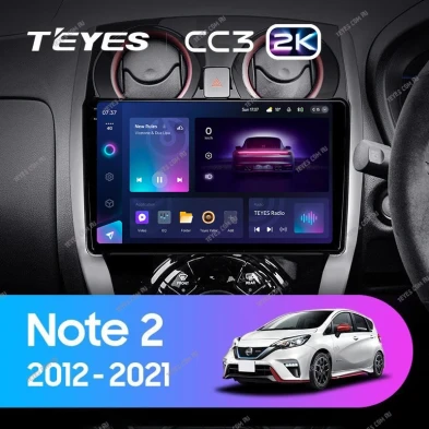 Штатная магнитола Teyes CC3 2K 6/128 Nissan Note 2 E12 (2012-2021)