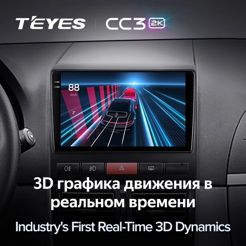 Штатная магнитола Teyes CC3 2K 360 6/128 Fiat Peron 9 2009 Idea (2011-2014)