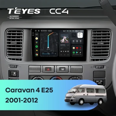 Штатная магнитола Teyes CC4 6/64 Nissan Caravan 4 E25 (2001-2012)