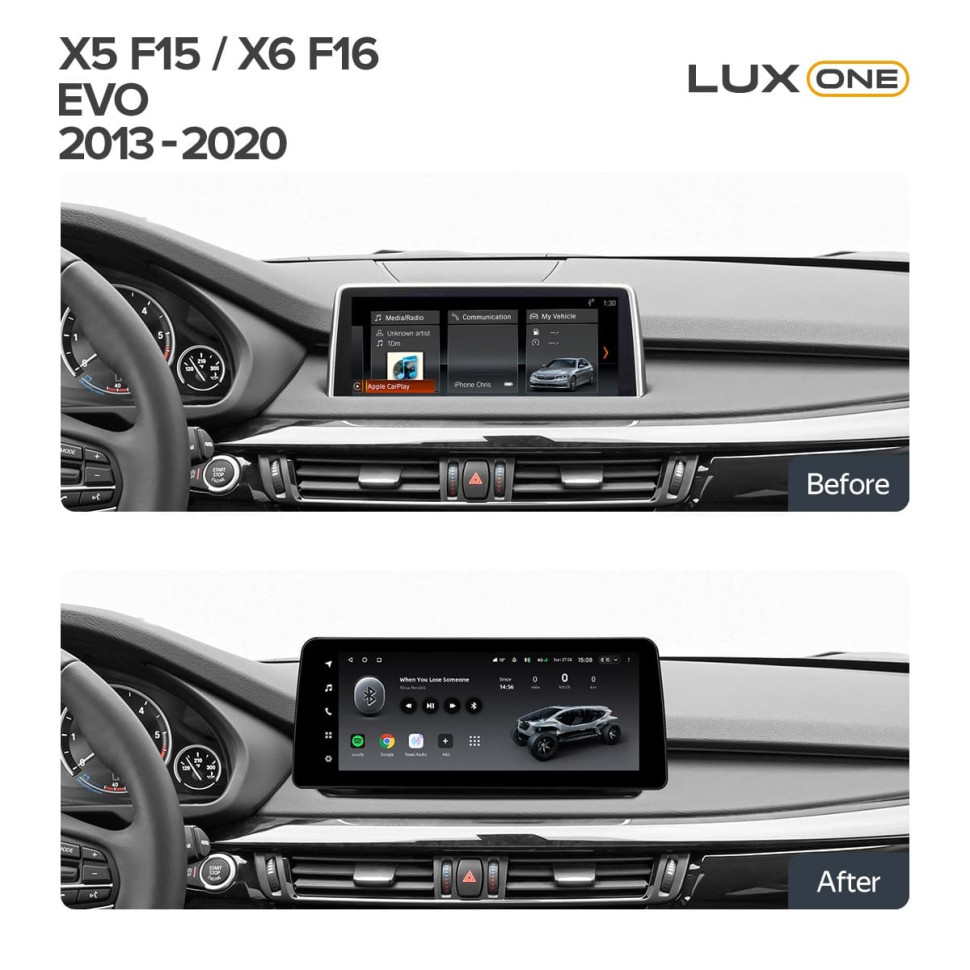 Переходная рамка BMW X5 / X6 (EVO) (2013-2020) F1 (12,3")