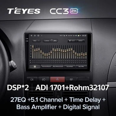 Штатная магнитола Teyes CC3 2K 6/128 Fiat Peron 9 2009 Idea (2011-2014)