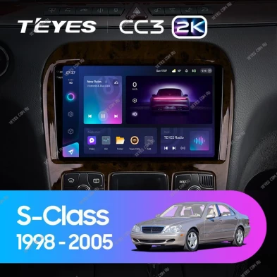 Штатная магнитола Teyes CC3 2K 4/64 Mercedes-Benz S-Class W220 VV220 (1998-2005)