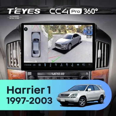 Штатная магнитола Teyes CC4 Pro 360 12/256 Toyota Harrier 1 (XU10) (1997-2003) F1 (11")