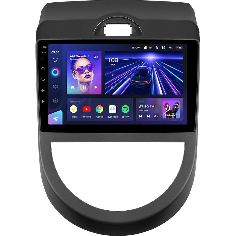 Штатная магнитола Teyes CC3 4/32 Kia Soul 1 (2008-2014)