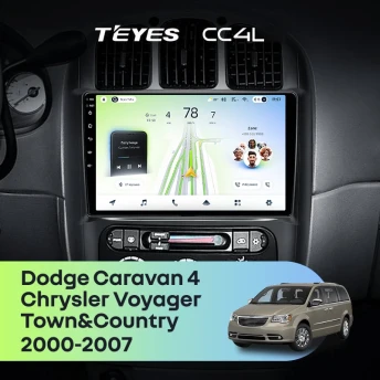 Штатная магнитола Teyes CC4L 6/64 Chrysler Voyager (2000-2007) Тип-A