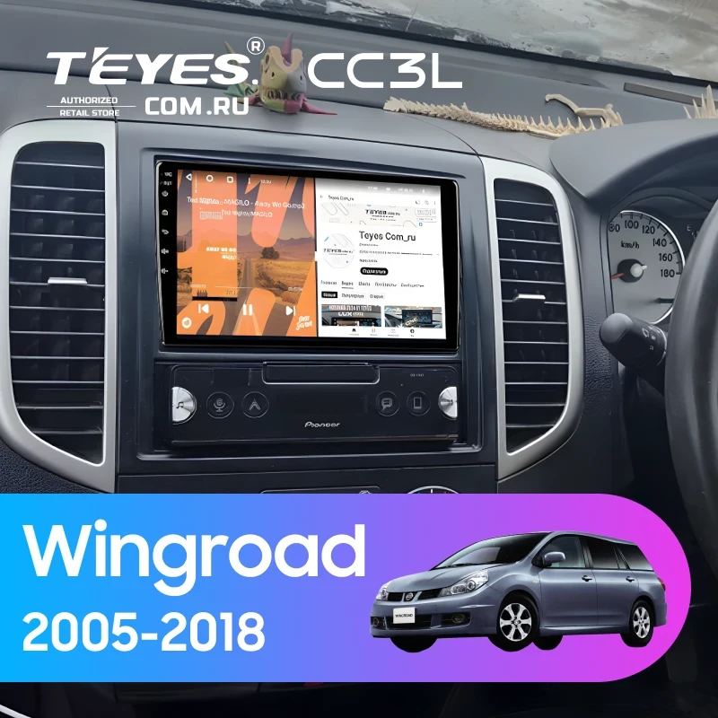 Штатная магнитола Teyes CC3L 4/32 Nissan Wingroad 3 Y12 (2005-2018)