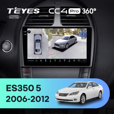 Штатная магнитола Teyes CC4 Pro 360 12/256 Lexus ES350 5 XV40 (2006-2012) Тип-AB