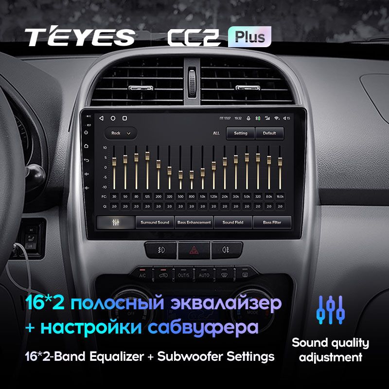 Штатная магнитола Teyes CC2 Plus 4/32 Chery Tiggo 3 (2014-2015)