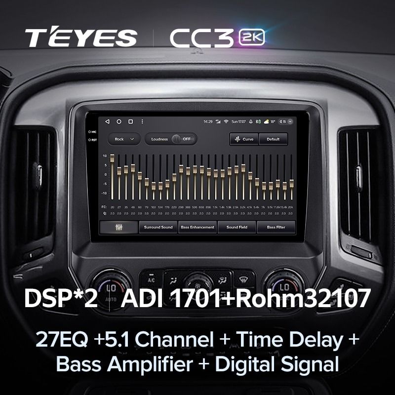 Штатная магнитола Teyes CC3 2K 360 6/128 Chevrolet Silverado 3 GMTK2 (2013-2019)