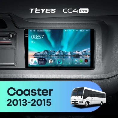 Штатная магнитола Teyes CC4 Pro 12/256 Toyota Coaster (2013-2015)