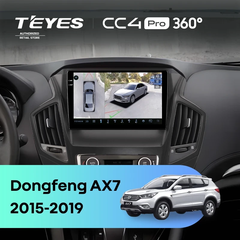 Штатная магнитола Teyes CC4 Pro 360 8/128 Dongfeng AX7 (2015-2019) F1