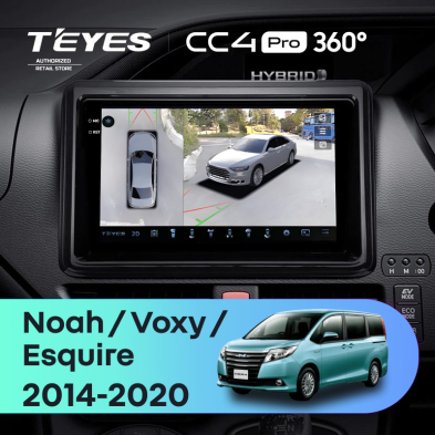 Штатная магнитола Teyes CC4 Pro 360 12/256 Toyota Esquire 1 (2014-2020)