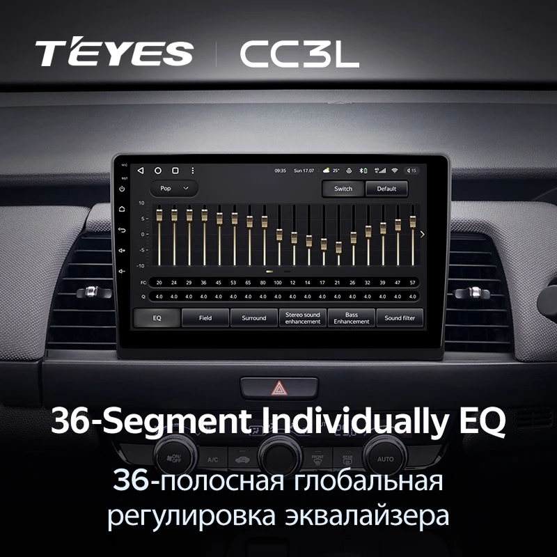 Штатная магнитола Teyes CC3L 4/32 Honda Jazz 4 (2020-2024) Тип-B Правый руль