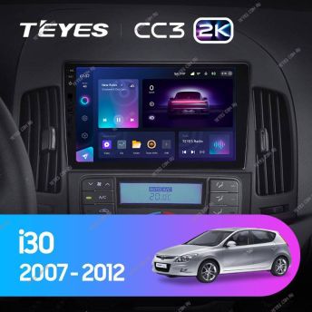 Штатная магнитола Teyes CC3 2K 4/32 Hyundai i30 1 FD (2007-2012) F1