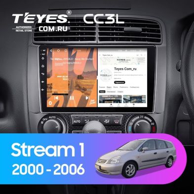Штатная магнитола Teyes CC3L 4/64 Honda Stream 1 (2000-2006)