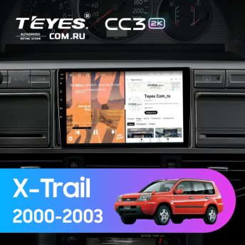 Штатная магнитола Teyes CC3 2K 4/32 Nissan X-Trail 1 T30 (2000-2003)