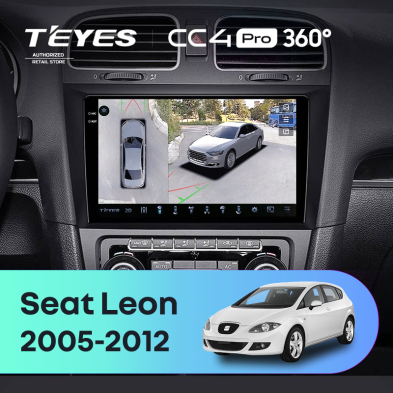 Штатная магнитола Teyes CC4 Pro 360 12/256 Seat Leon (2005-2012)