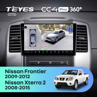 Штатная магнитола Teyes CC4 Pro 360 8/128 Nissan Frontier (2009-2012)