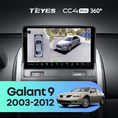 Штатная магнитола Teyes CC4 Pro 360 12/256 Mitsubishi Galant 9 (2003-2012)