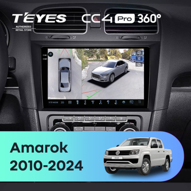 Штатная магнитола Teyes CC4 Pro 360 8/128 Volkswagen Amarok (2010-2024)
