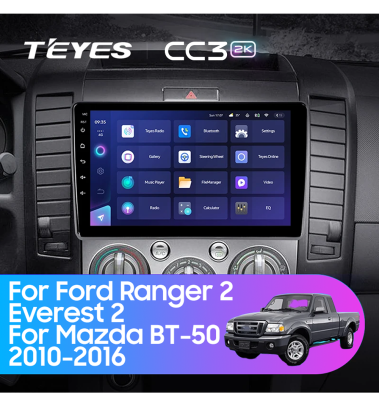 Штатная магнитола Teyes CC3 2K 4/64 Mazda BT-50 (2006-2011) (0din)
