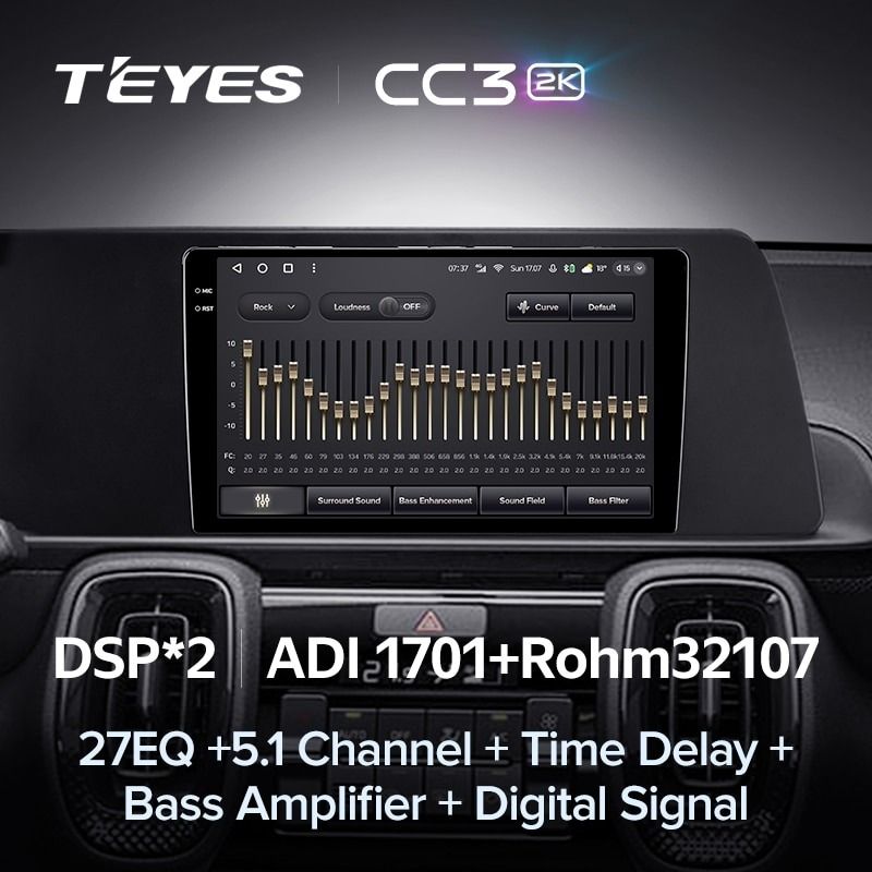 Штатная магнитола Teyes CC3 2K 4/32 Kia Sonet (2020-2022)