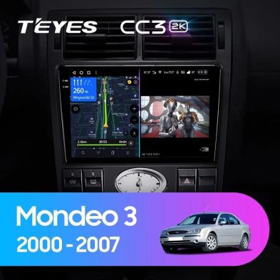 Штатная магнитола Teyes CC3 2K 6/128 Ford Mondeo 3 (2000-2007) F1