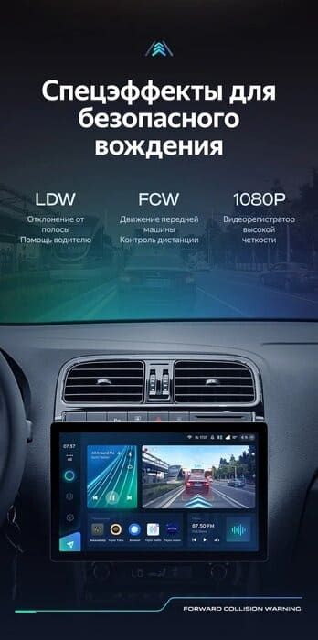 Штатная магнитола Teyes CC3 2K 6/128 Volkswagen Polo 5 (2008-2020) F1 (11")