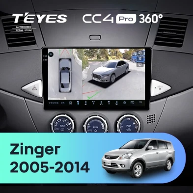 Штатная магнитола Teyes CC4 Pro 360 12/256 Mitsubishi Zinger (2005-2014)