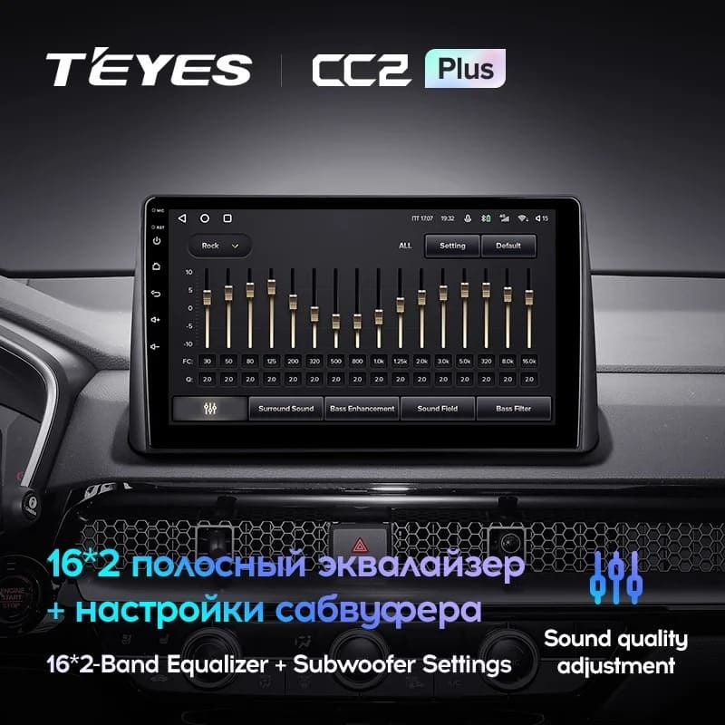 Штатная магнитола Teyes CC2 Plus 3/32 Honda CR-V (2022-2023) (0din)