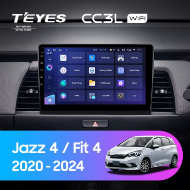 Штатная магнитола Teyes CC3L WiFi 2/32 Honda Jazz 4 (2020-2024) Тип-B Правый руль